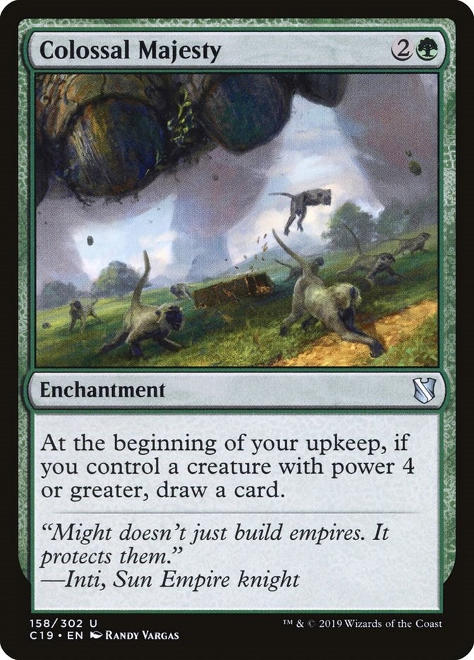 Colossal Majesty (158) [C19] - MTG Single