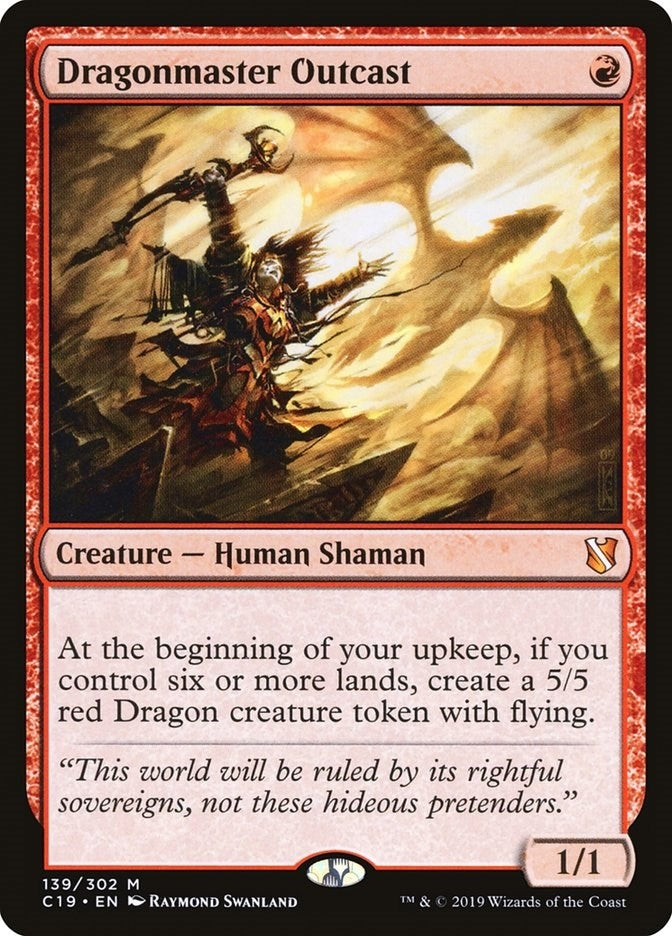 Dragonmaster Outcast (139) [C19] - MTG Single