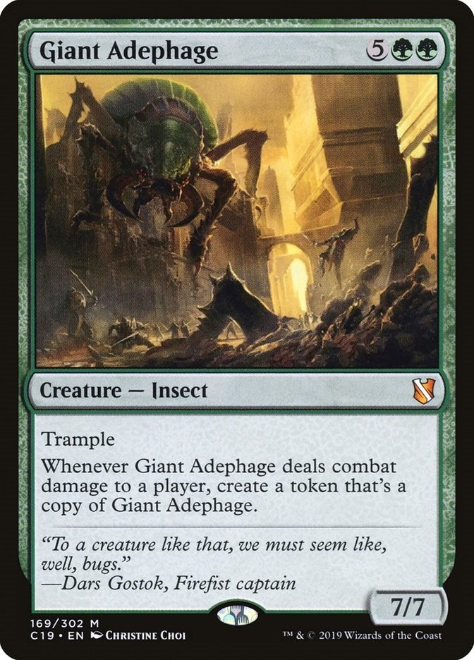 Giant Adephage (169) [C19] - MTG Single