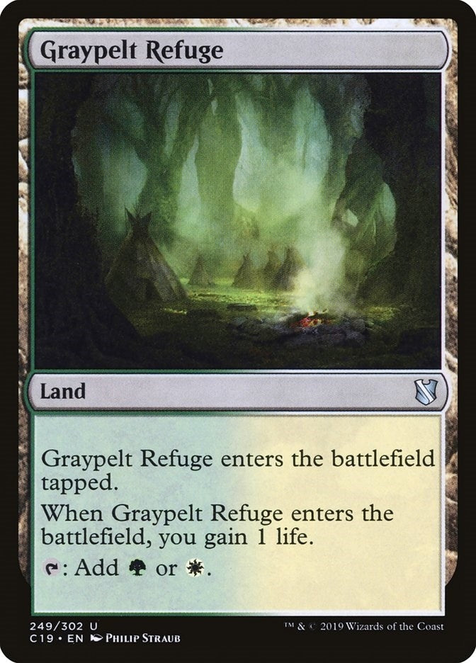 Graypelt Refuge (249) [C19] - MTG Single