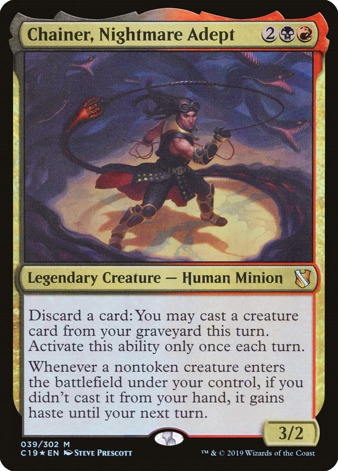 Chainer Nightmare Adept (39) [C19] - MTG Single