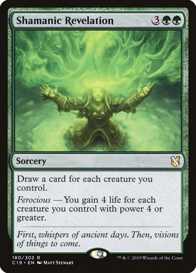 Shamanic Revelation (180) [C19] - MTG Single
