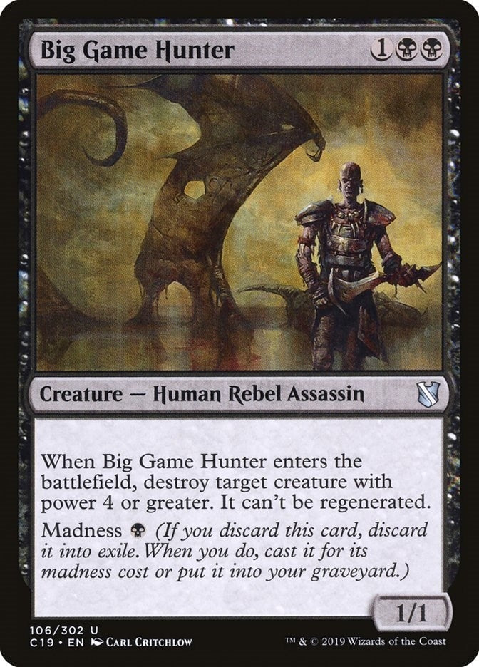 Big Game Hunter (106) [C19] - MTG Single