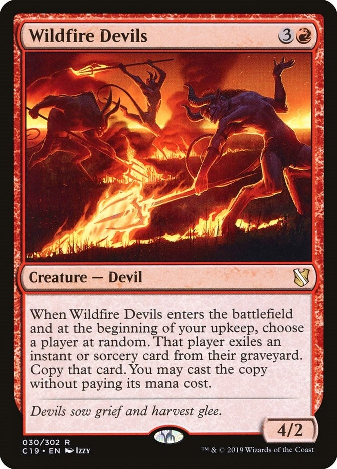 Wildfire Devils (30) [C19] - MTG Single