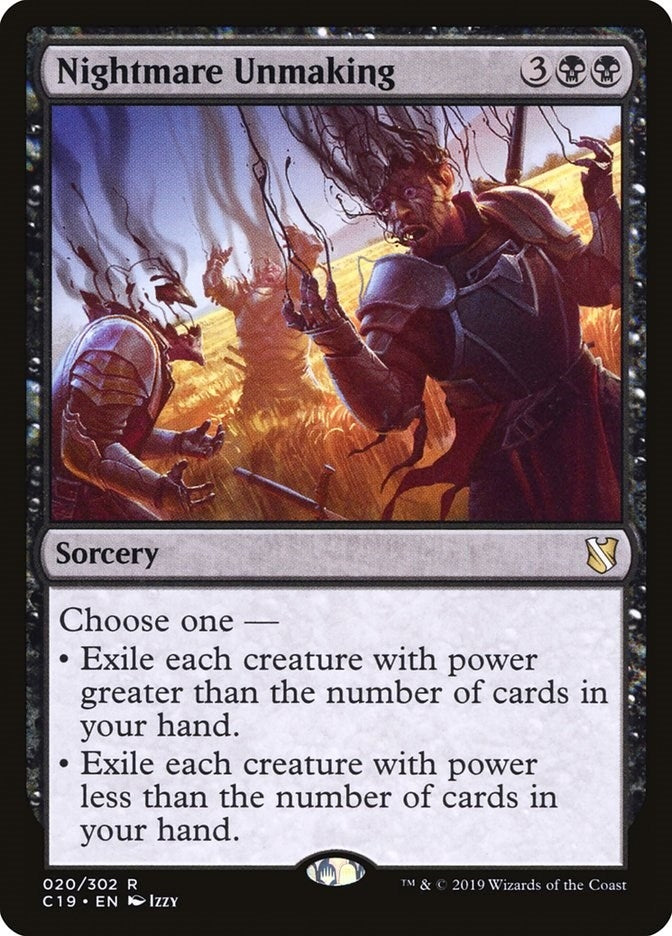 Nightmare Unmaking (20) [C19] - MTG Single