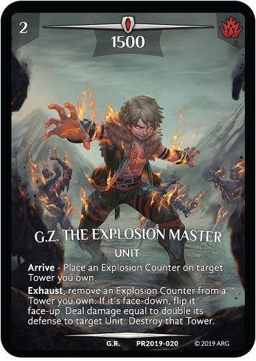 G.Z. the Explosion Master (Full Art) (Foil) (2019020) [PR] - Argent Saga TCG Single