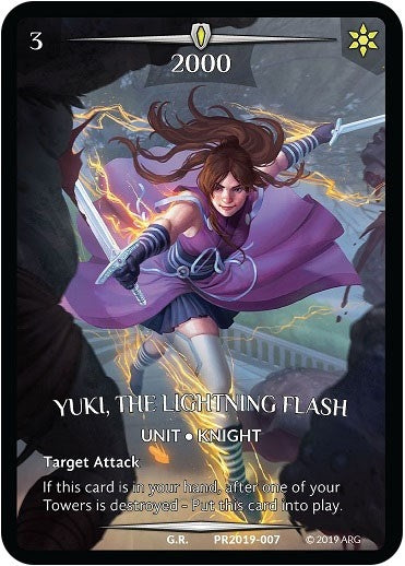 Yuki the Lightning Flash (Full Art) (2019007) [PR] - Argent Saga TCG Single