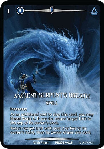 Ancient Serpent’s Breath (Full Art) (2019019) [PR] - Argent Saga TCG Single