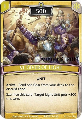 Vi Giver of Light (Stamped) (2019015) [PR] - Argent Saga TCG Single