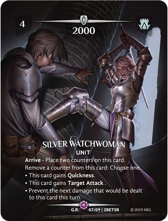 Silver Watchwoman (SR) (7) [BET] - Argent Saga TCG Single