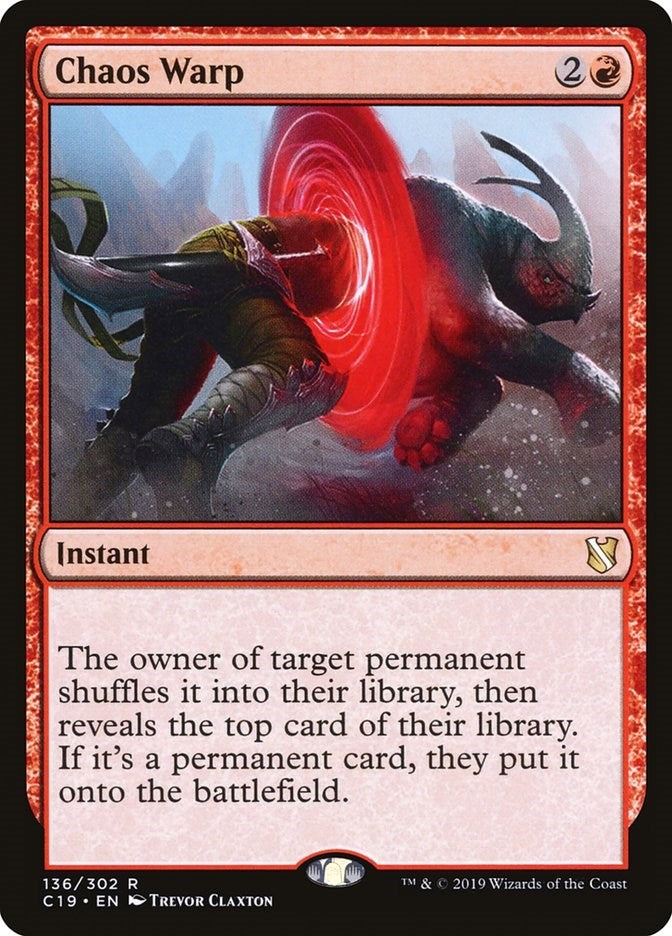 Chaos Warp (136) [C19] - MTG Single
