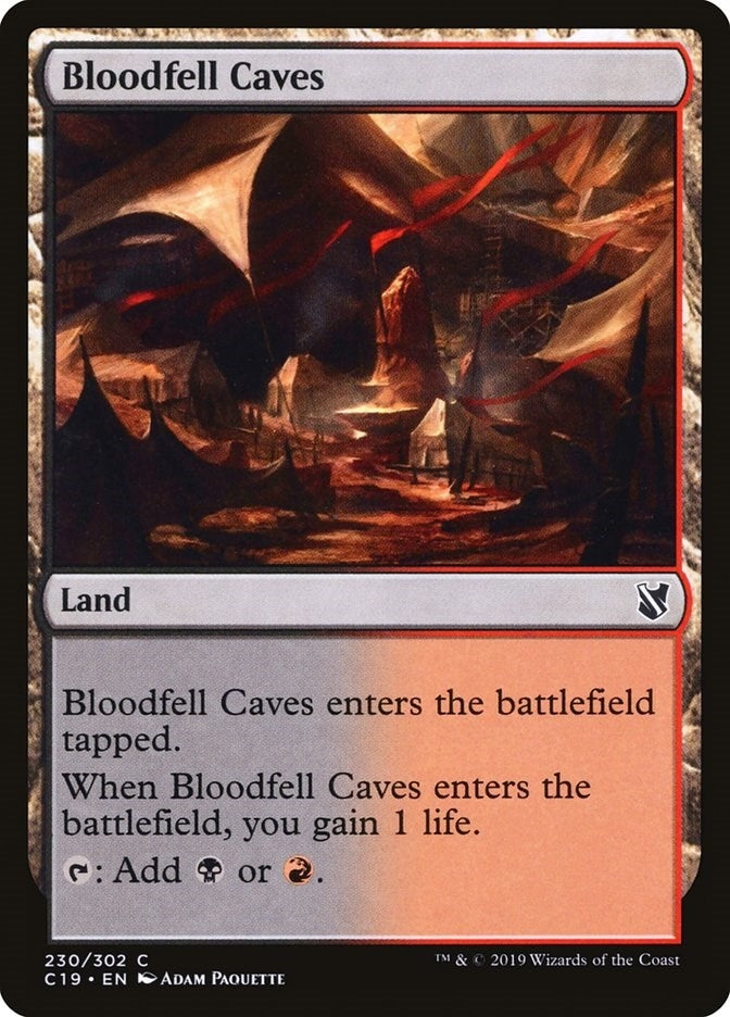 Bloodfell Caves (230) [C19] - MTG Single