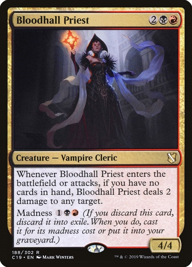 Bloodhall Priest (188) [C19] - MTG Single
