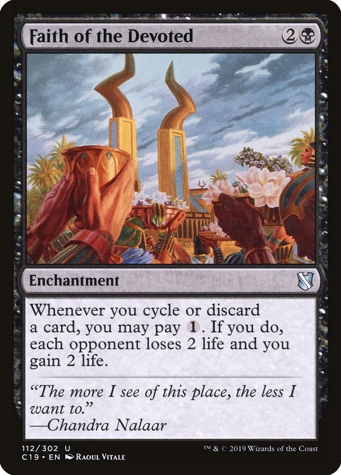 Faith of the Devoted (112) [C19] - MTG Single