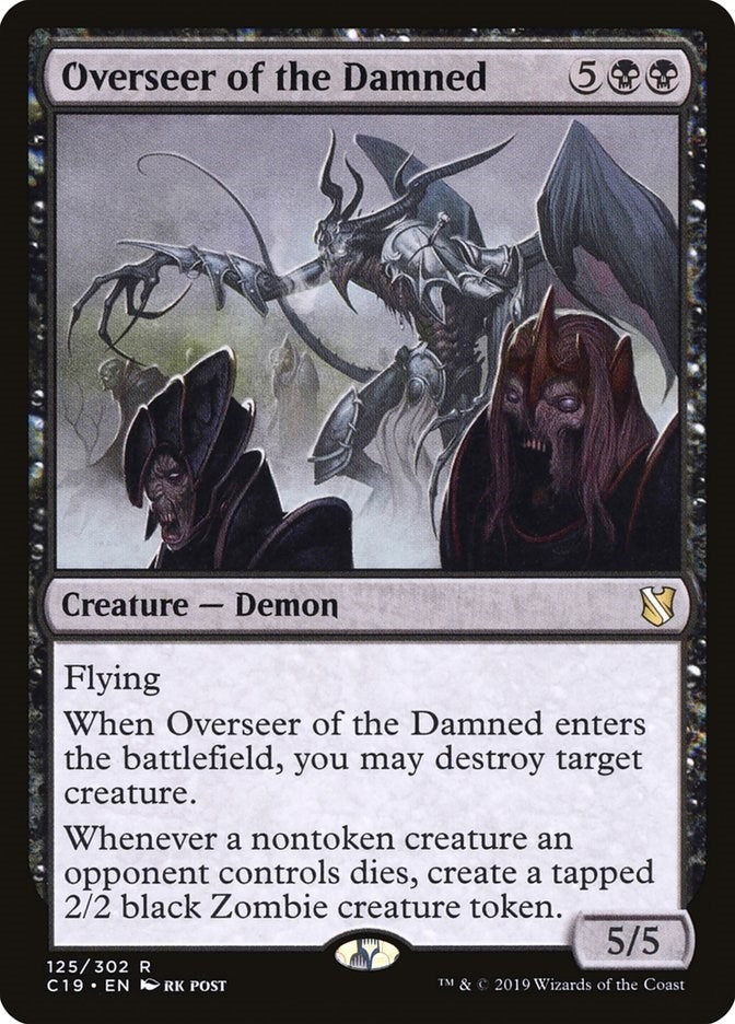 Overseer of the Damned (125) [C19] - MTG Single