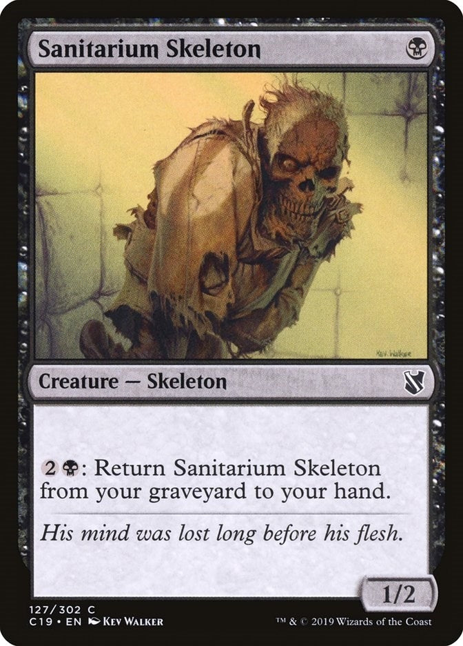 Sanitarium Skeleton (127) [C19] - MTG Single