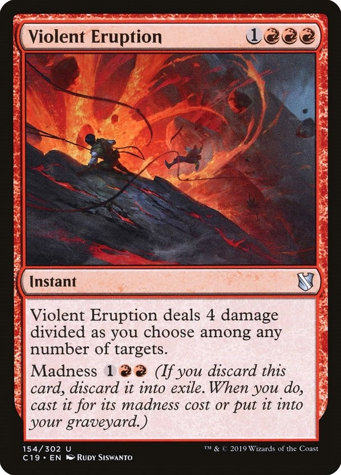 Violent Eruption (154) [C19] - MTG Single