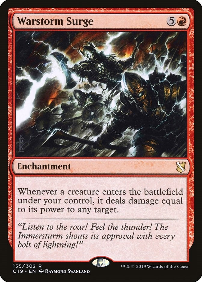 Warstorm Surge (155) [C19] - MTG Single
