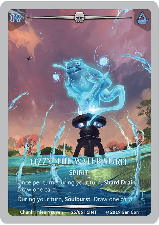 Fizzy the Water Spirit (Silver Metal) (25) [PR] - Argent Saga TCG Single