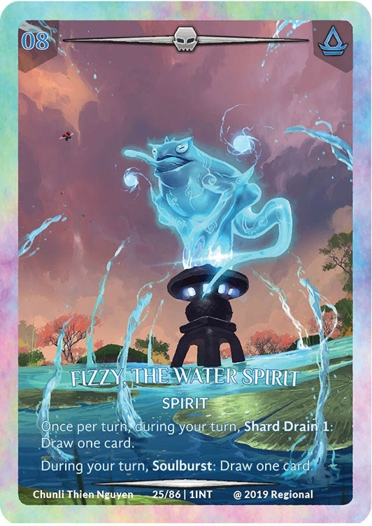 Fizzy the Water Spirit (Rainbow Metal) (25) [PR] - Argent Saga TCG Single