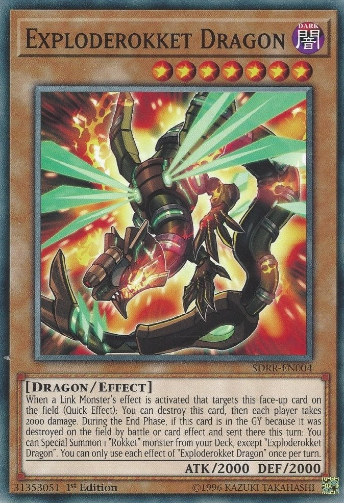 Exploderokket Dragon (4) (SDRR) - YuGiOh Single