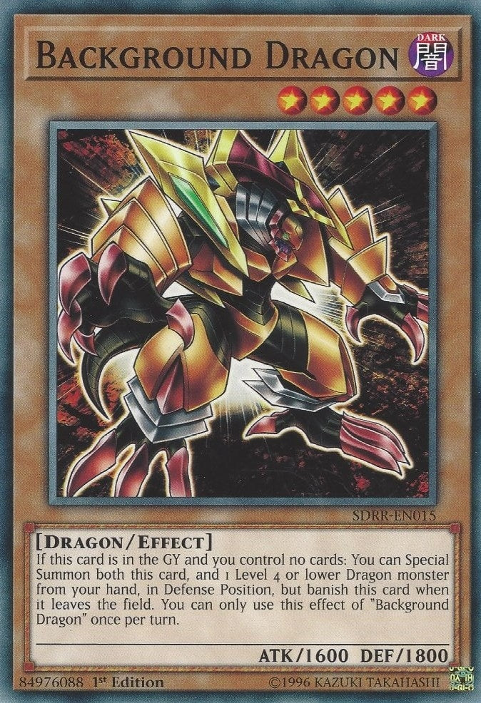 Background Dragon (15) (SDRR) - YuGiOh Single