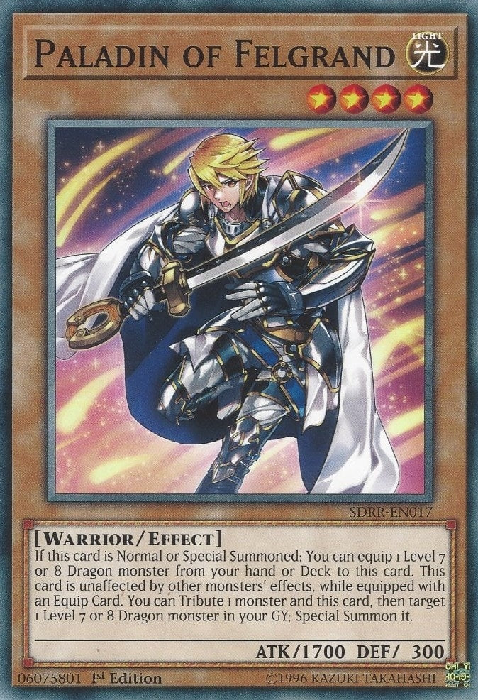 Paladin of Felgrand (17) (SDRR) - YuGiOh Single
