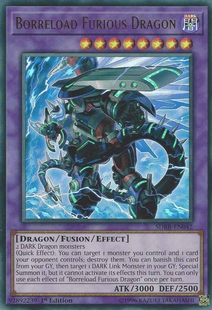 Borreload Furious Dragon (42) (SDRR) - YuGiOh Single
