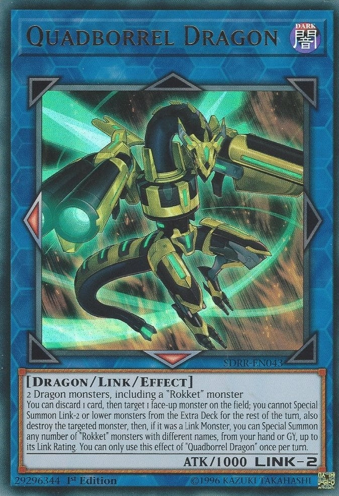 Quadborrel Dragon (43) (SDRR) - YuGiOh Single