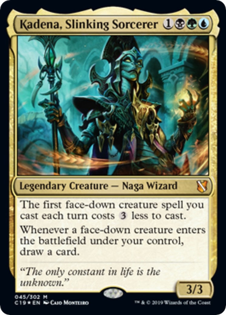 Kadena Slinking Sorcerer (Commander 2019) (45) [OVER] - MTG Single