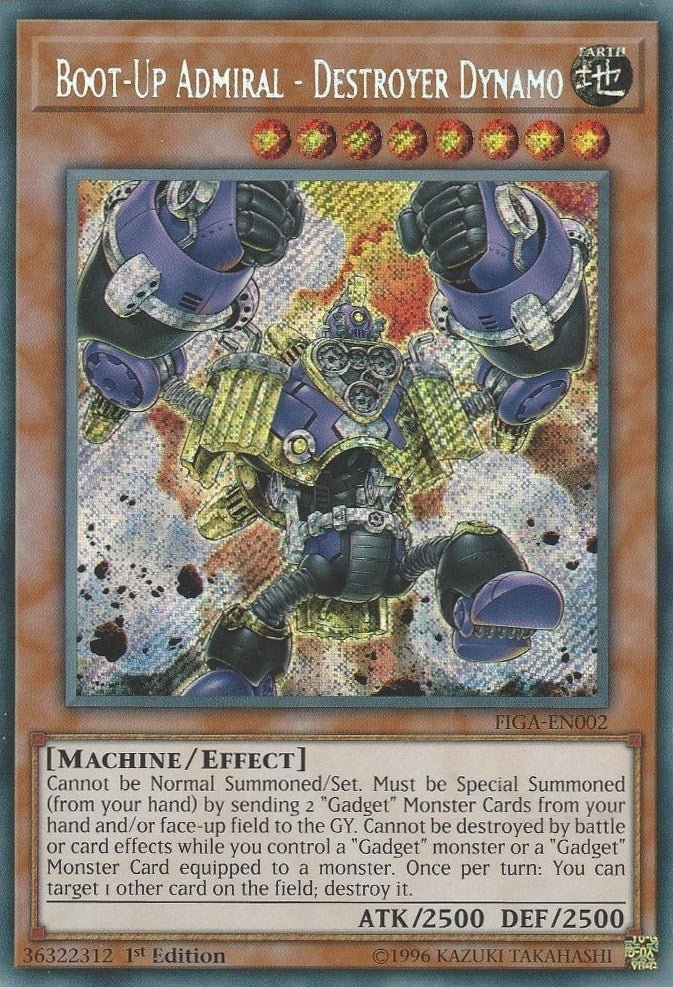 Boot-Up Admiral - Destroyer Dynamo (2) (FIGA) - YuGiOh Single
