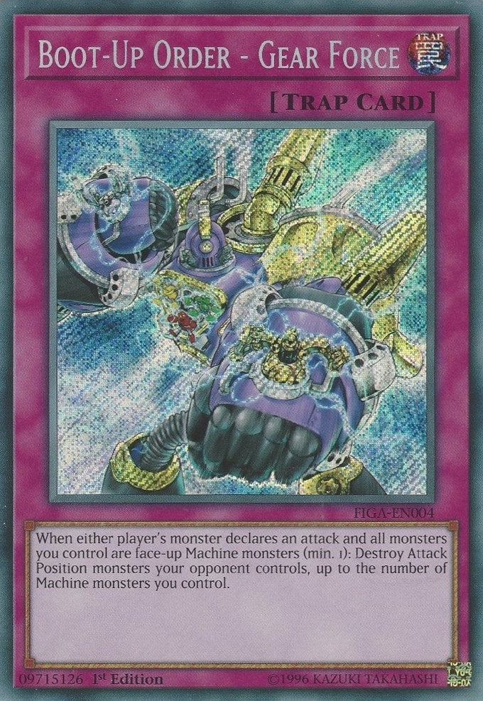 Boot-Up Order - Gear Force (4) (FIGA) - YuGiOh Single
