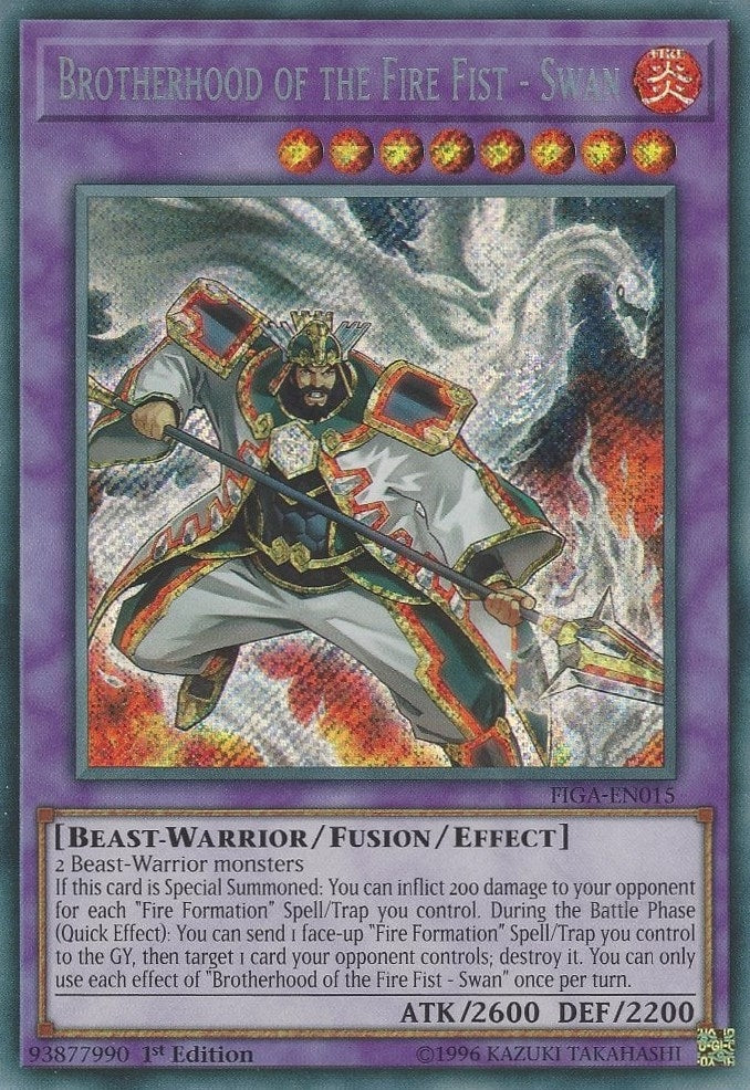 Brotherhood of the Fire Fist - Swan (15) (FIGA) - YuGiOh Single