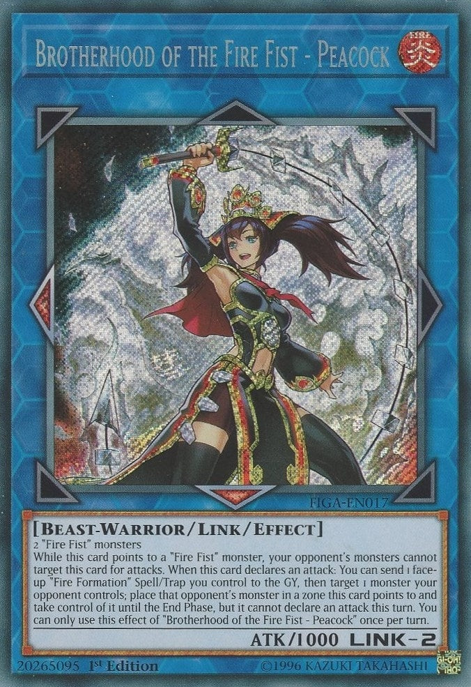 Brotherhood of the Fire Fist - Peacock (17) (FIGA) - YuGiOh Single