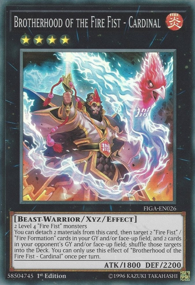 Brotherhood of the Fire Fist - Cardinal (26) (FIGA) - YuGiOh Single