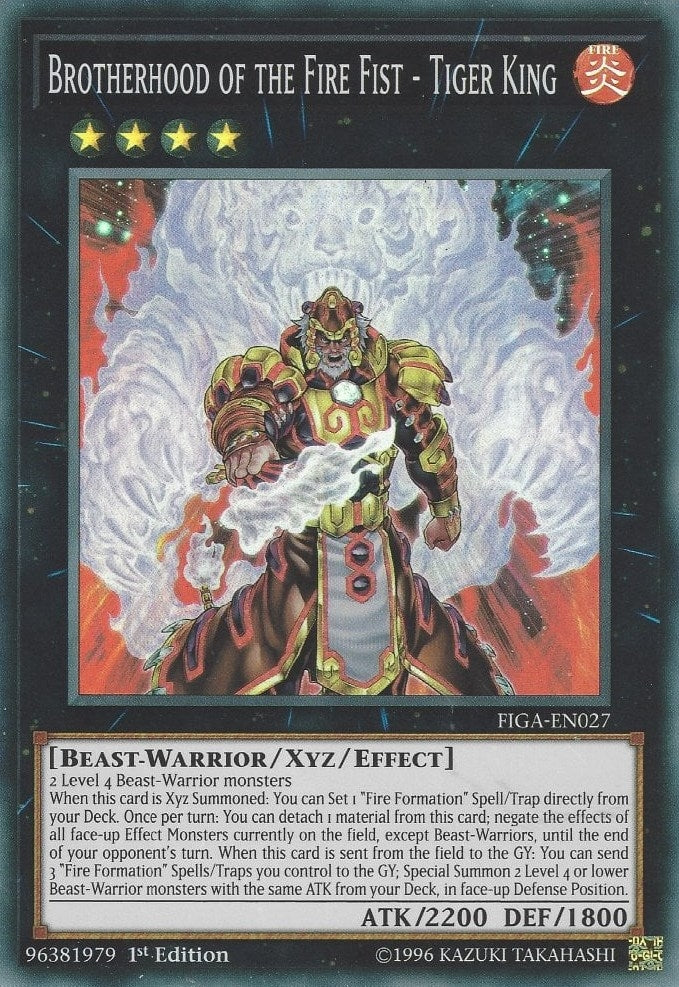 Brotherhood of the Fire Fist - Tiger King (27) (FIGA) - YuGiOh Single