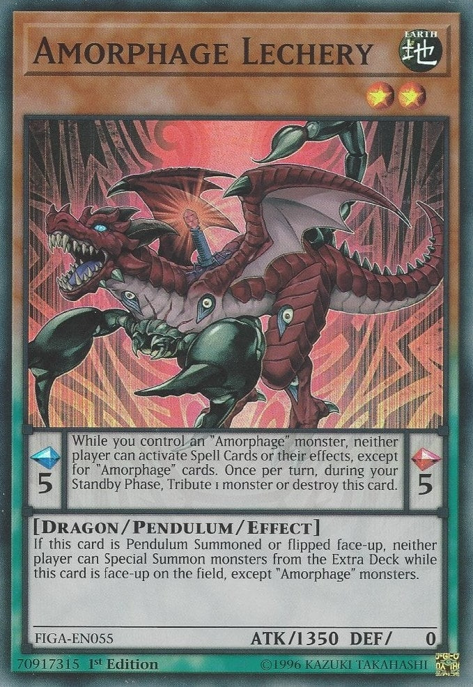 Amorphage Lechery (55) (FIGA) - YuGiOh Single