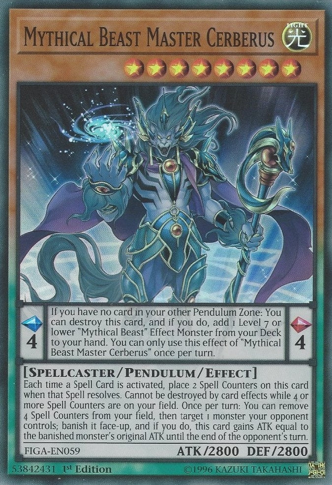 Mythical Beast Master Cerberus (59) (FIGA) - YuGiOh Single