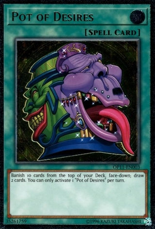 Pot of Desires (UTR) (11003) (OP11) - YuGiOh Single