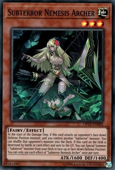 Subterror Nemesis Archer (11005) (OP11) - YuGiOh Single