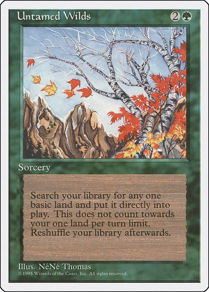Untamed Wilds [4ED] - MTG Single