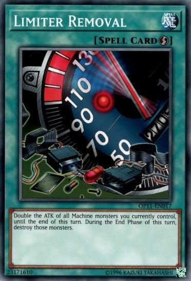 Limiter Removal (11017) (OP11) - YuGiOh Single