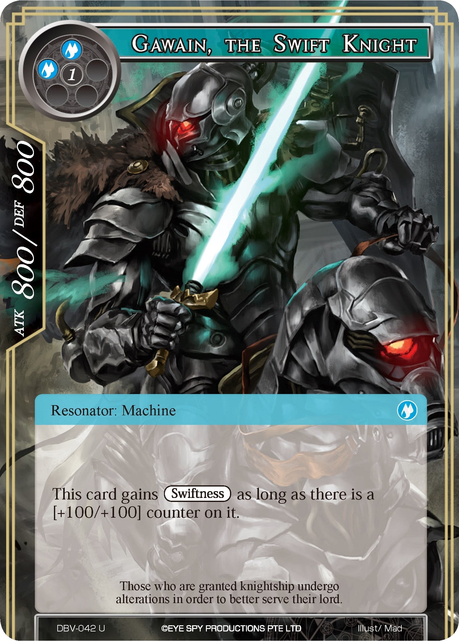 Gawain the Swift Knight (42) [DBV] - Force of Will Single