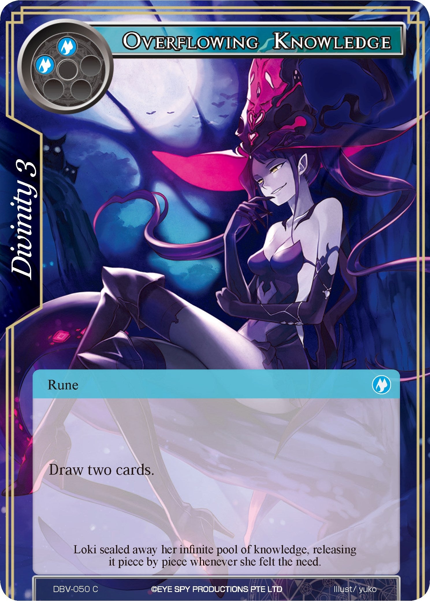 Overflowing Knowledge (50) [DBV] - Force of Will Single