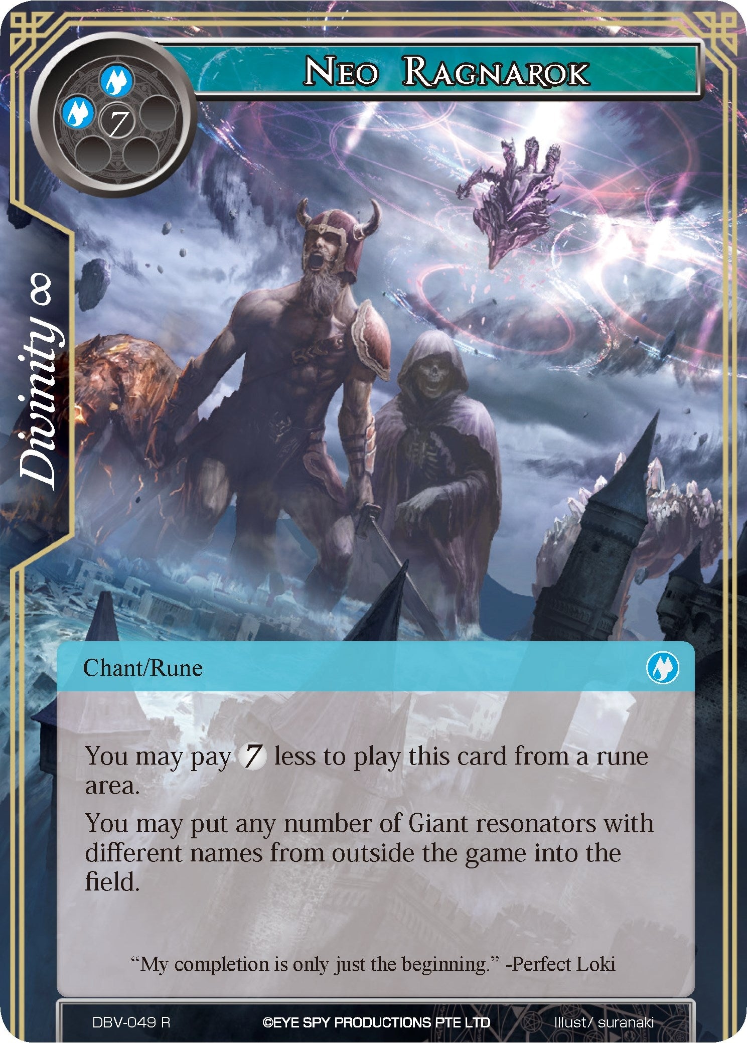 Neo Ragnarok (49) [DBV] - Force of Will Single
