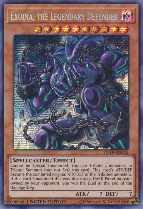 Exodia the Legendary Defender (19003) (CT16) - YuGiOh Single