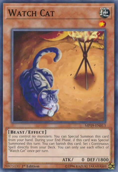 Watch Cat (19013) (MP19) - YuGiOh Single