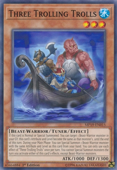 Three Trolling Trolls (19015) (MP19) - YuGiOh Single