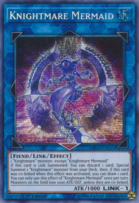 Knightmare Mermaid (19025) (MP19) - YuGiOh Single
