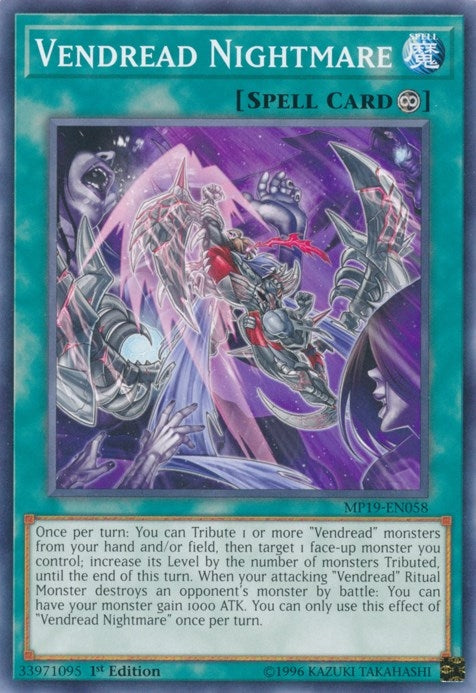 Vendread Nightmare (19058) (MP19) - YuGiOh Single